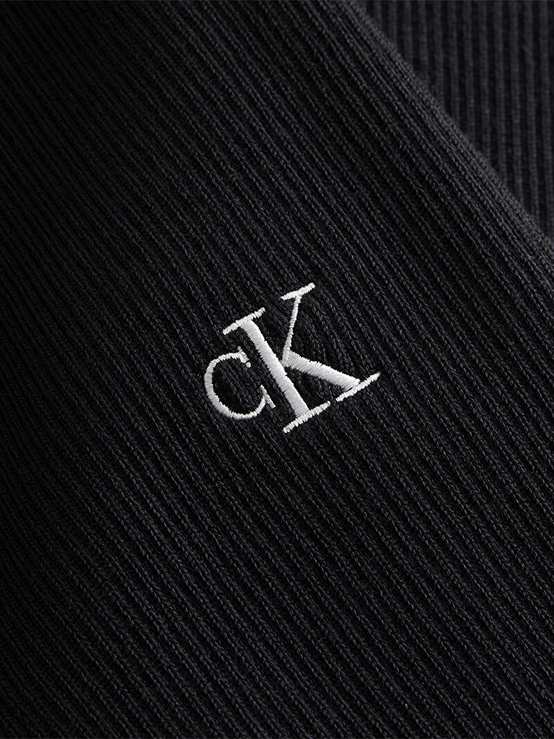 Calvin Klein Siyah Renkli Kadın 2'si 1 Arada Body Ribana Örgülü Elbise
