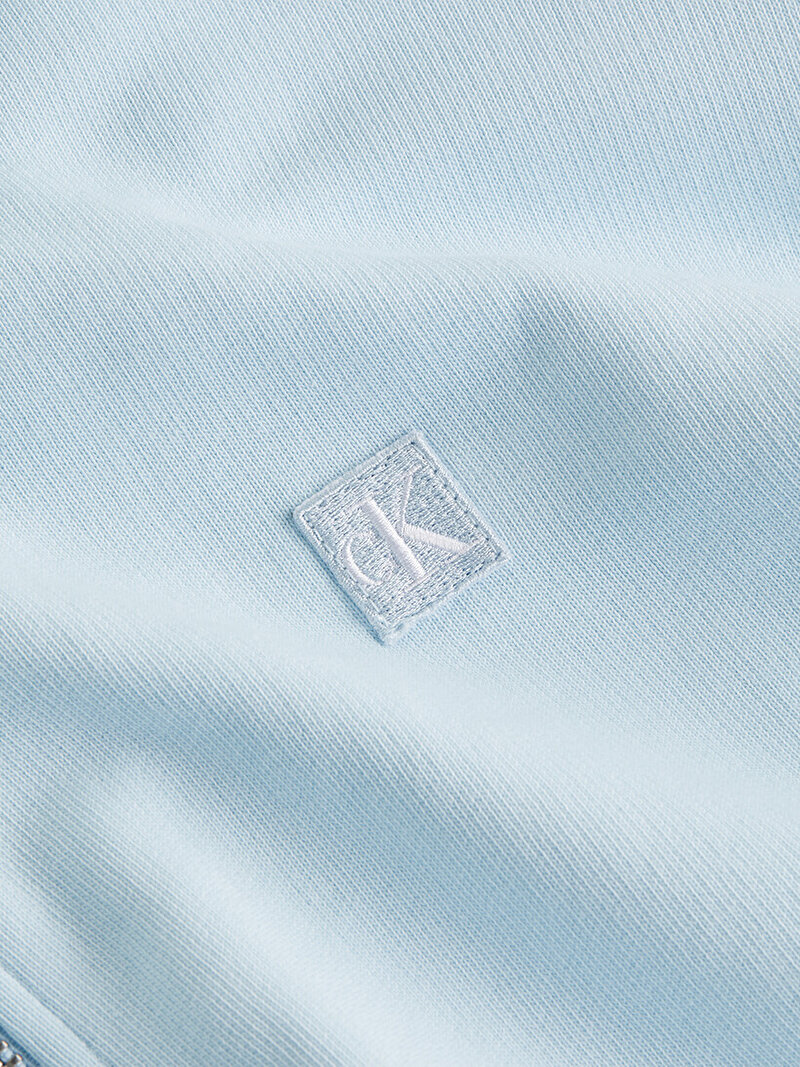 Calvin Klein Mavi Renkli Kadın Ck Embro Badge Fermuarlı Sweatshirt