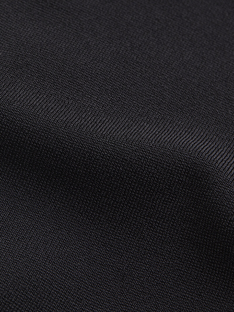 Calvin Klein Siyah Renkli Kadın Sculpted Sweater Elbise