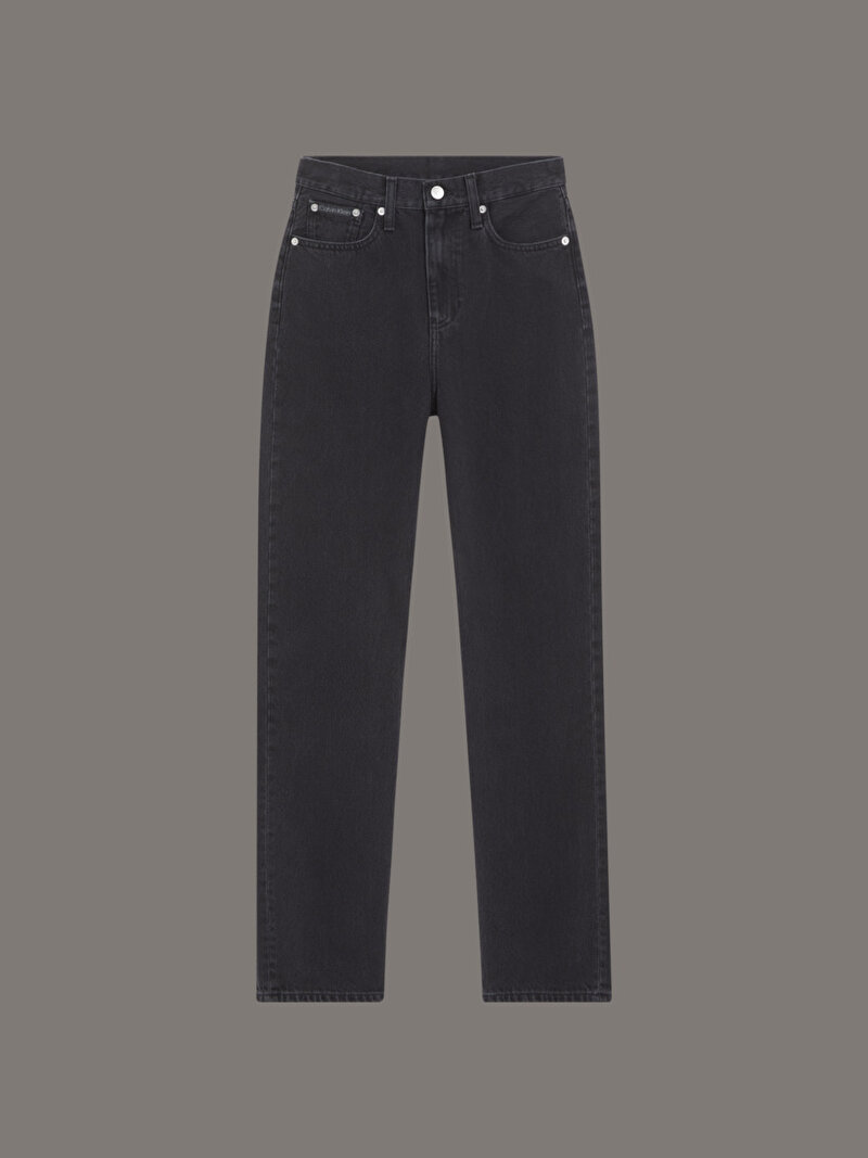 Calvin Klein Siyah Renkli Kadın High Rise Straight Jean Pantolon