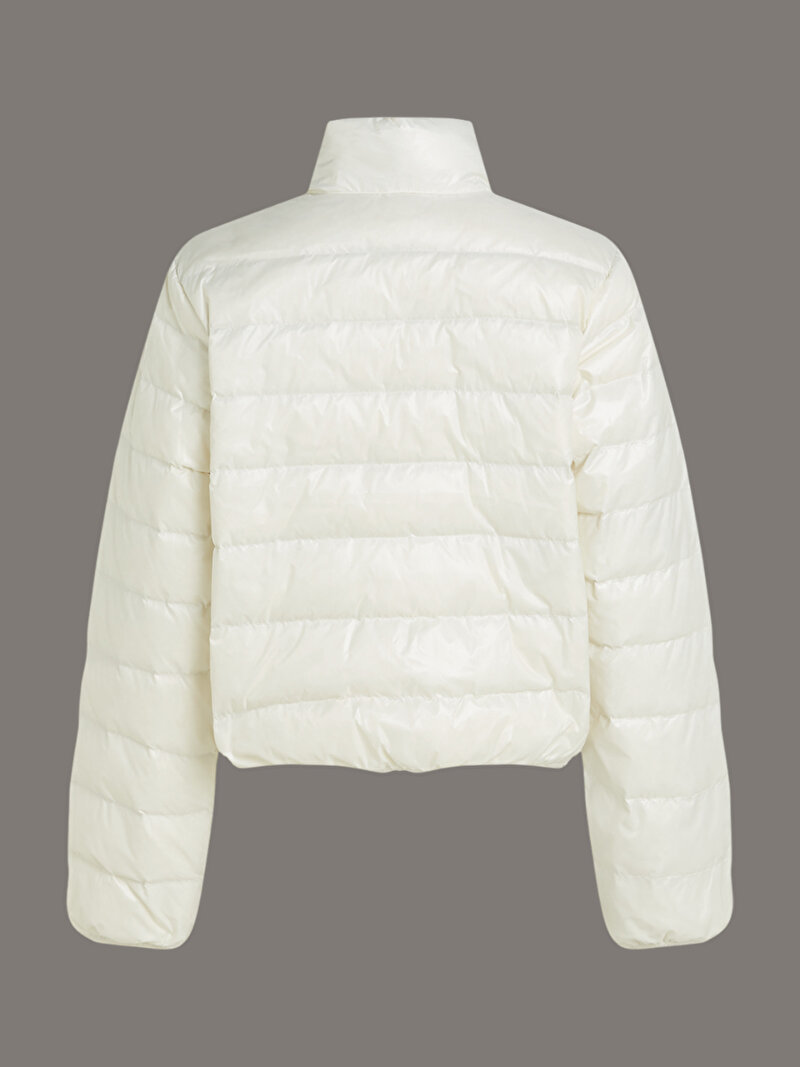 Calvin Klein Beyaz Renkli Kadın Down Shine Puffer Mont