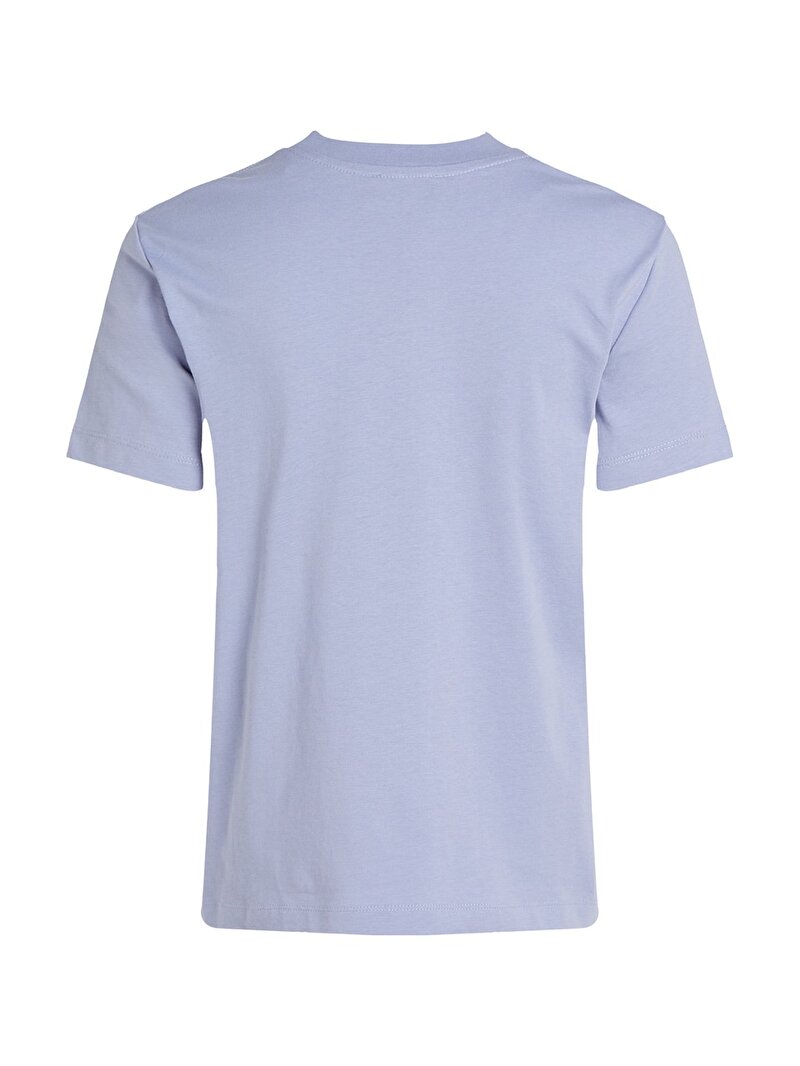 Calvin Klein Mor Renkli Kadın CK Applique Regular T-shirt
