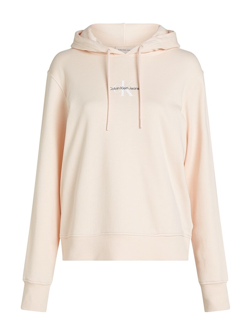 Calvin Klein Pembe Renkli Kadın Monologo Hoodie