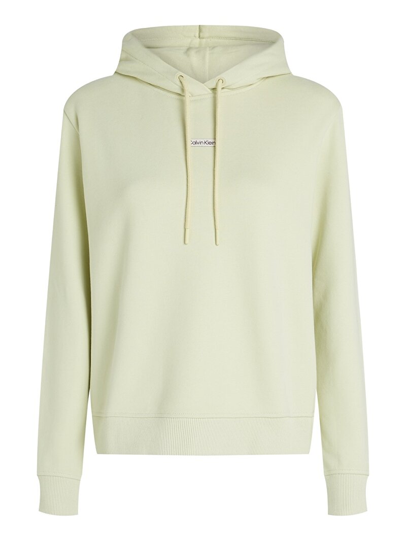 Calvin Klein Yeşil Renkli Kadın Placed Institutional Sweatshirt