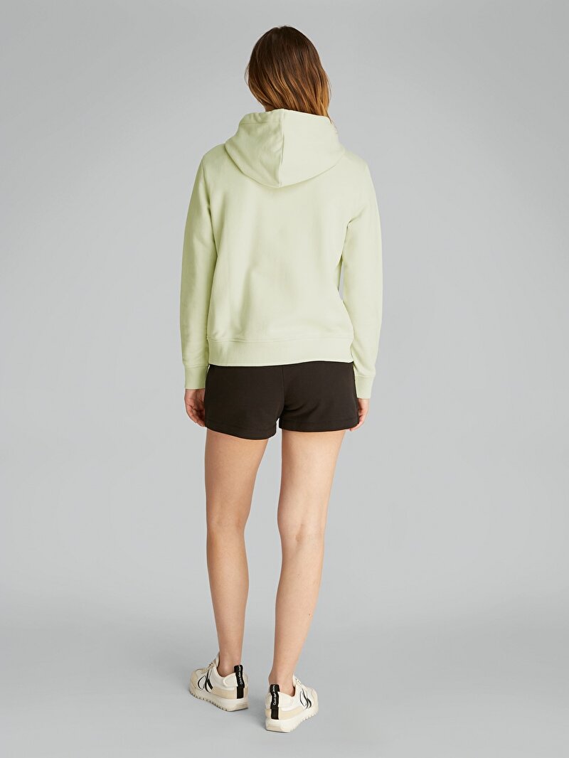 Calvin Klein Yeşil Renkli Kadın Placed Institutional Sweatshirt