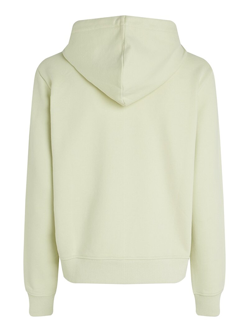 Calvin Klein Yeşil Renkli Kadın Placed Institutional Sweatshirt