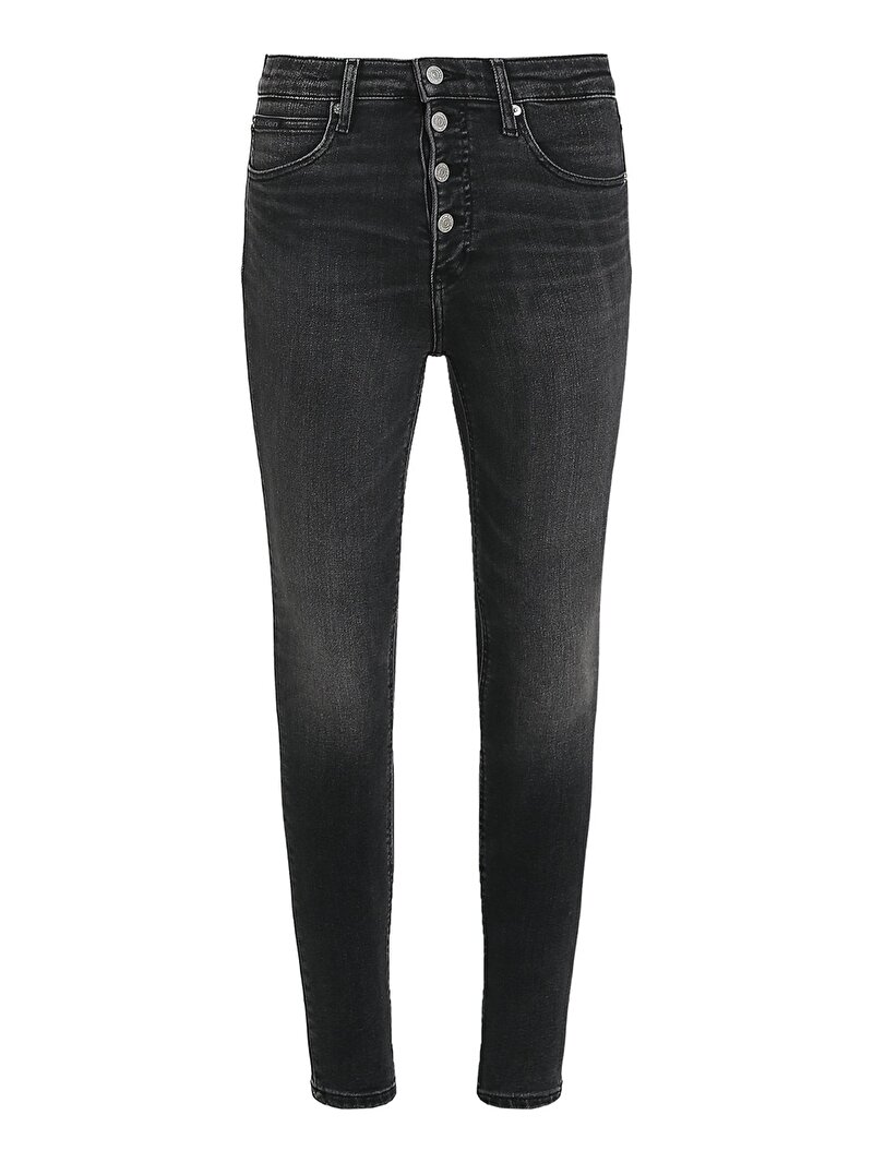 Calvin Klein Siyah Renkli Kadın High Rise Super Skinny Jean Pantolon