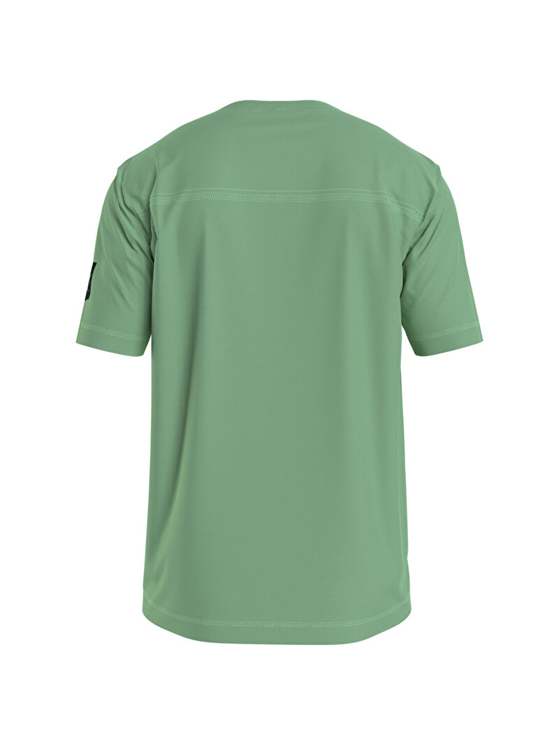 Calvin Klein Yeşil Renkli Erkek Monologo Sleeve Badge T-Shirt