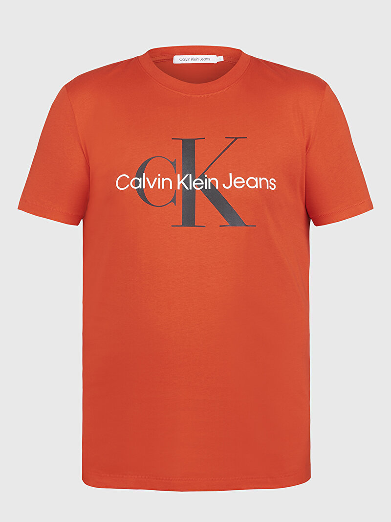 Calvin Klein Kırmızı Renkli Erkek Seasonal Monologo T-Shirt