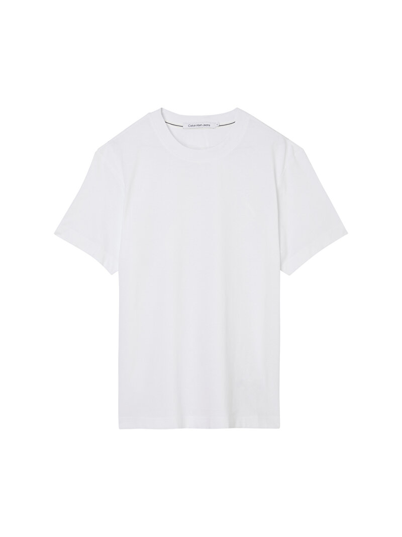Calvin Klein Beyaz Renkli Erkek High Shine Logo T-Shirt