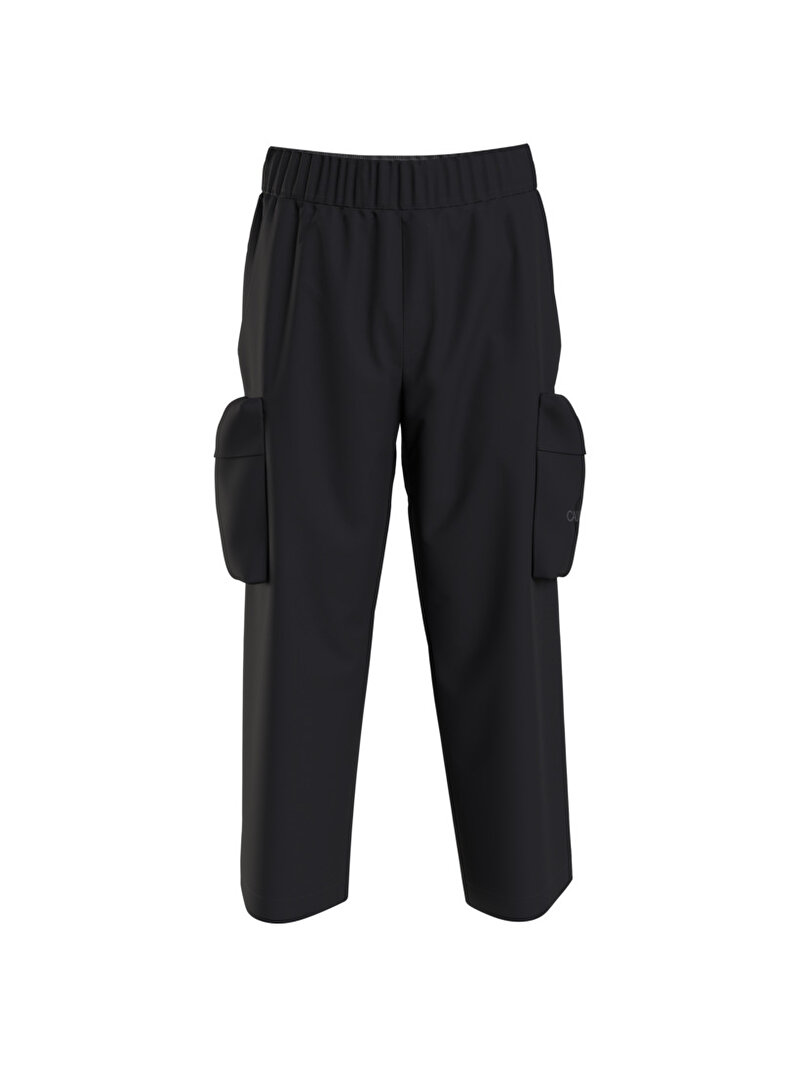 Calvin Klein Siyah Renkli Erkek Technical Cropped Cargo Pantolon