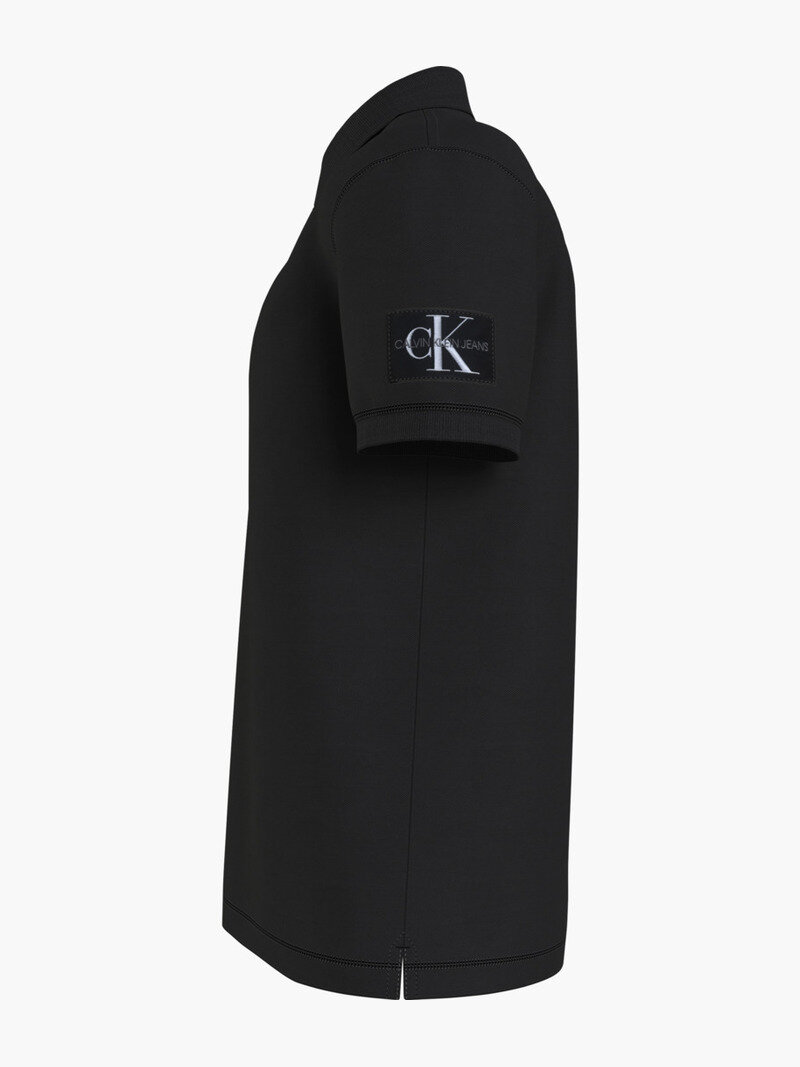 Calvin Klein Siyah Renkli Erkek Monologo Badge Polo T-Shirt