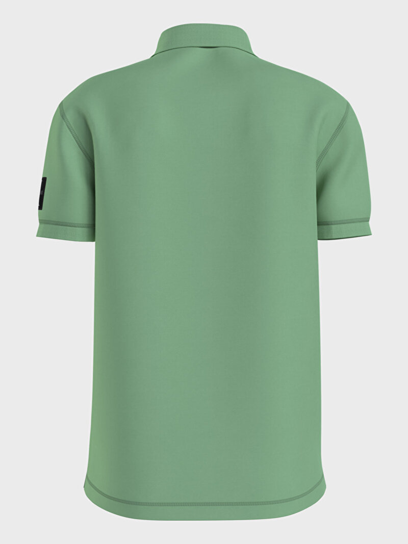 Calvin Klein Yeşil Renkli Erkek Monologo Badge T-Shirt