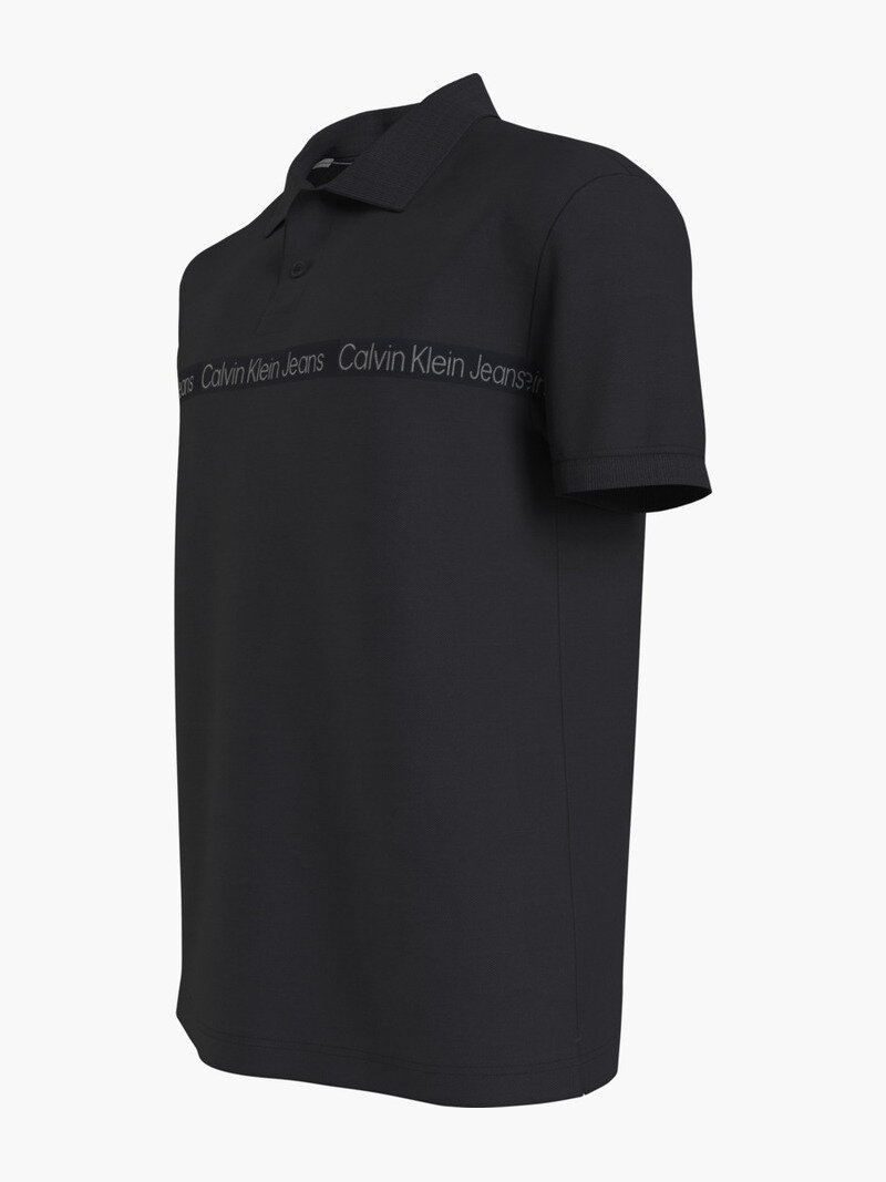 Erkek Logo Tape Polo T-Shirt