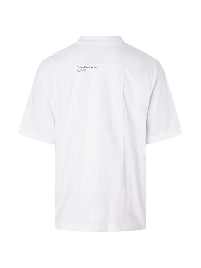Calvin Klein Beyaz Renkli Erkek Flower Graphic T-Shirt