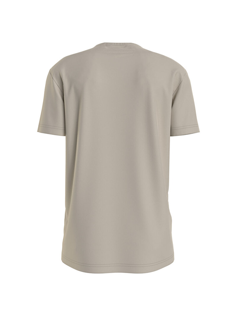 Calvin Klein Bej Renkli Erkek CK Spray T-Shirt