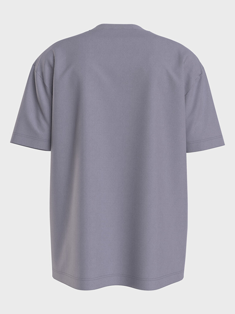 Calvin Klein Mor Renkli Erkek Stacked Archival T-Shirt