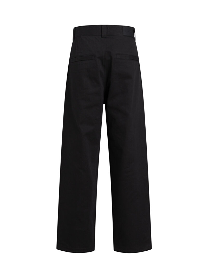 Calvin Klein Siyah Renkli Erkek Pleated Straight Pantolon