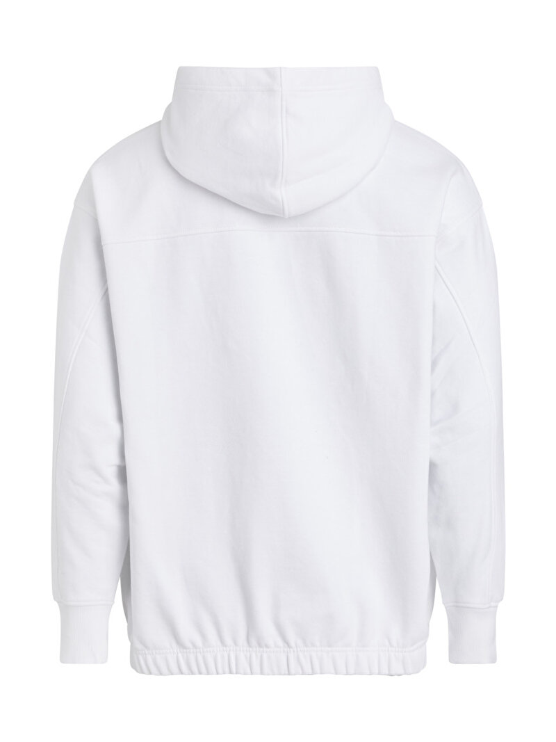Calvin Klein Beyaz Renkli Erkek Archival Monologo Sweatshirt