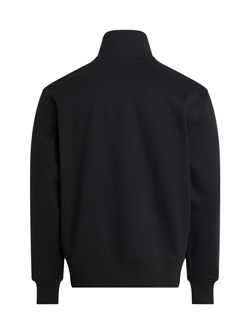 Calvin Klein Siyah Renkli Erkek Cut Off Logo Tape Sweatshirt