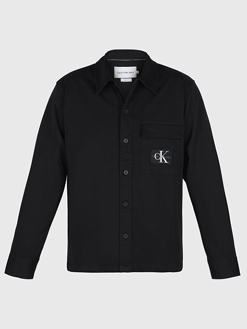Calvin Klein Siyah Renkli Erkek Utility Gömlek