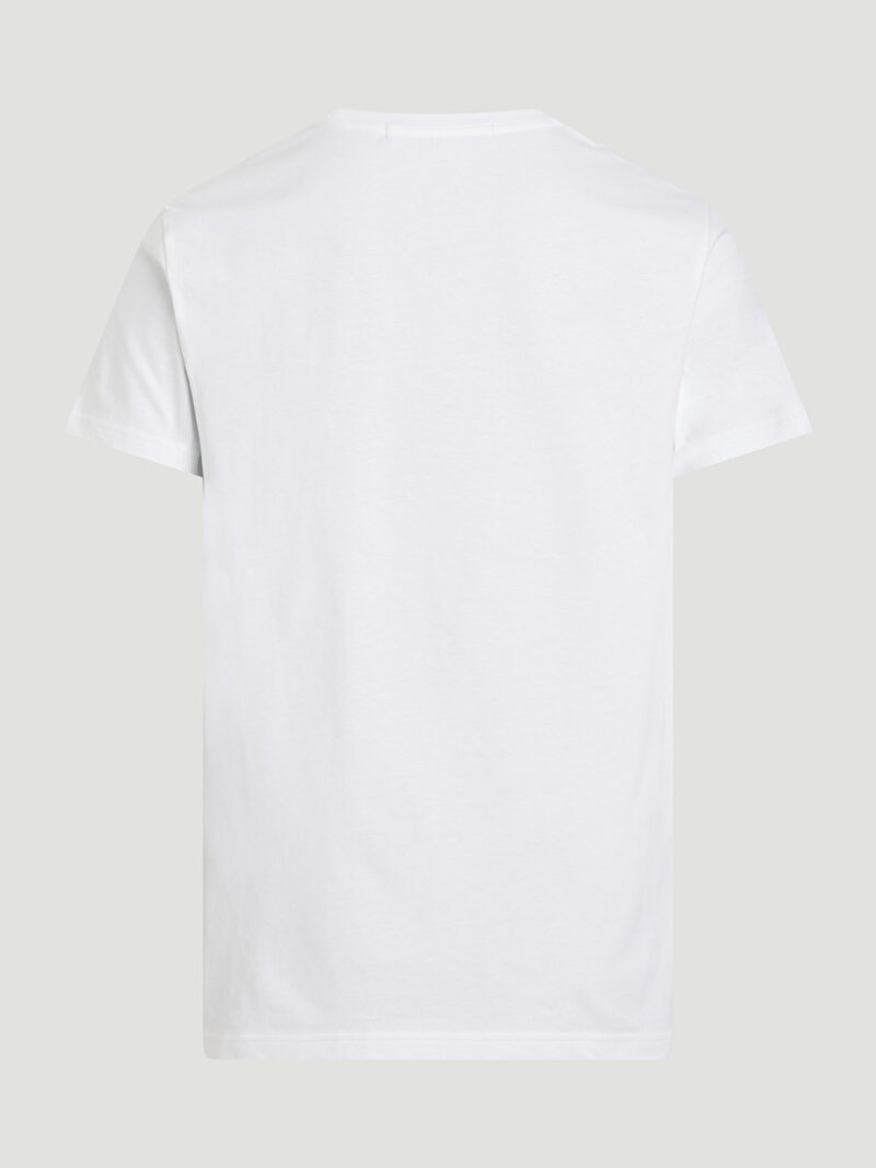 Calvin Klein Beyaz Renkli Erkek Modern Metals Graphic T-Shirt