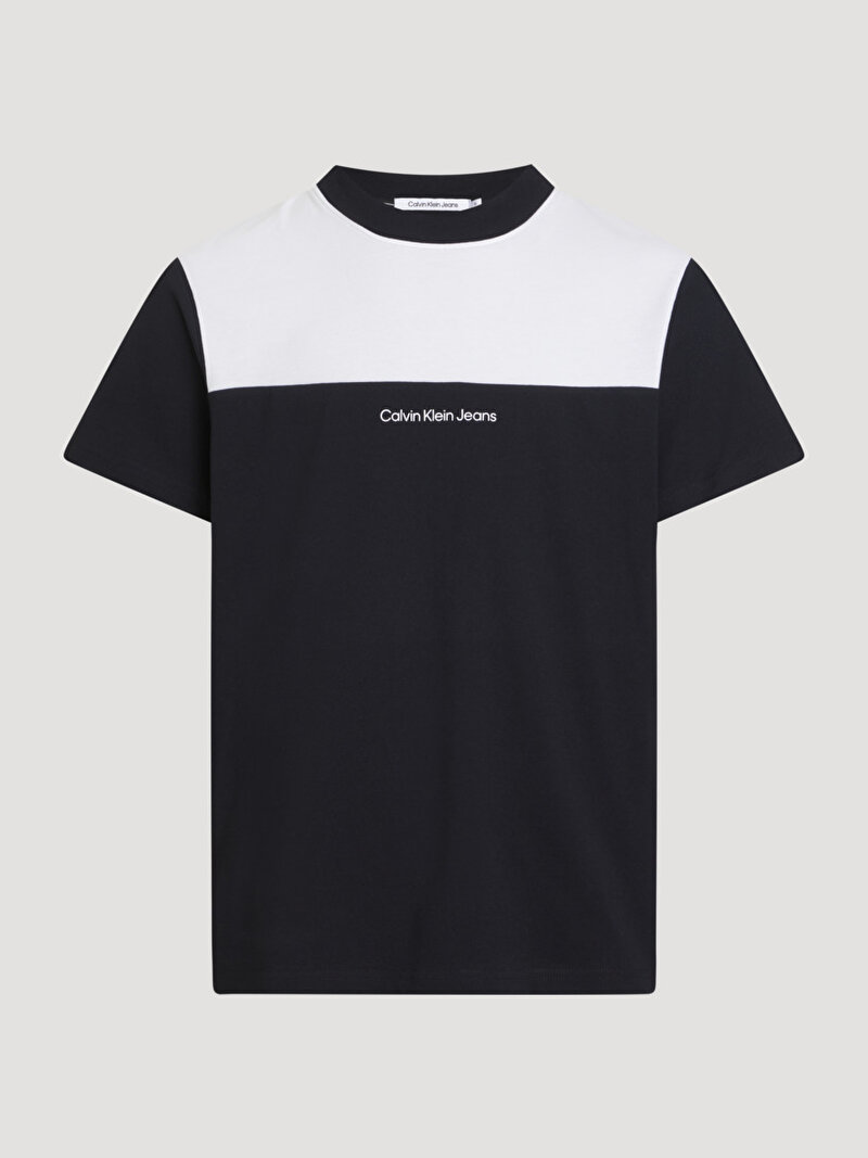 Calvin Klein Siyah Renkli Erkek Blocking T-Shirt