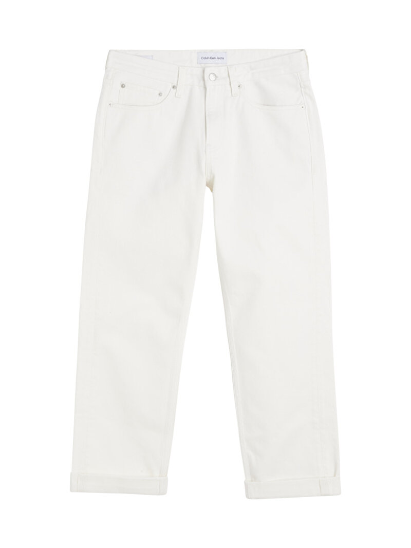 Calvin Klein Ekru Renkli Erkek 90'S Straight Jean Pantolon