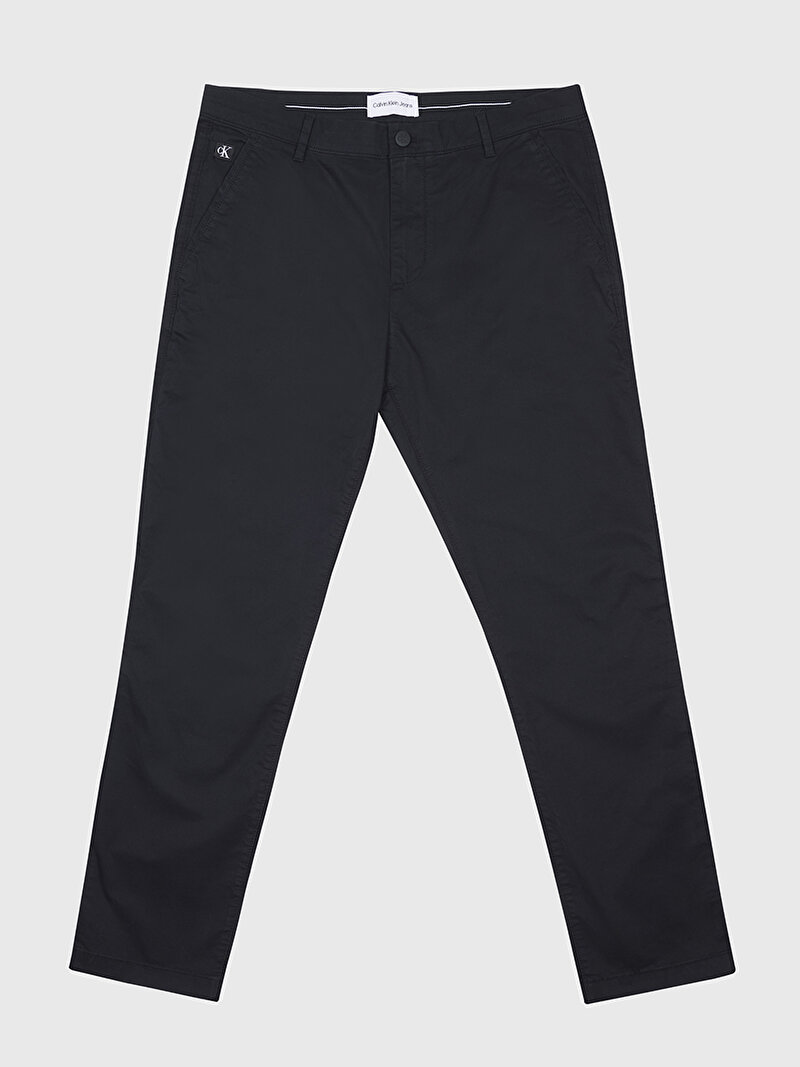 Calvin Klein Siyah Renkli Erkek Slim Stretch Chino Pantolon
