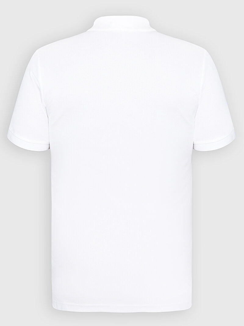 Calvin Klein Beyaz Renkli Erkek Ck Embro Badge Slim Polo T-Shirt