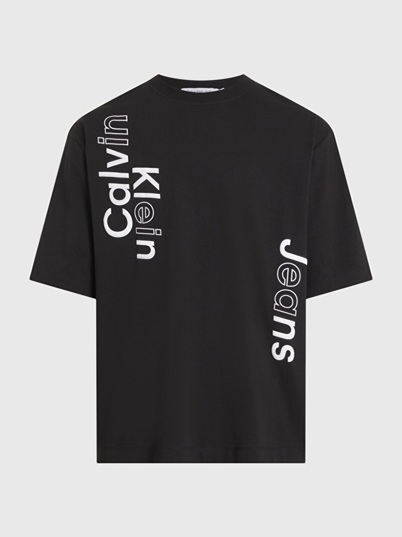 Calvin Klein Siyah Renkli Erkek Blocking Graphic T-Shirt
