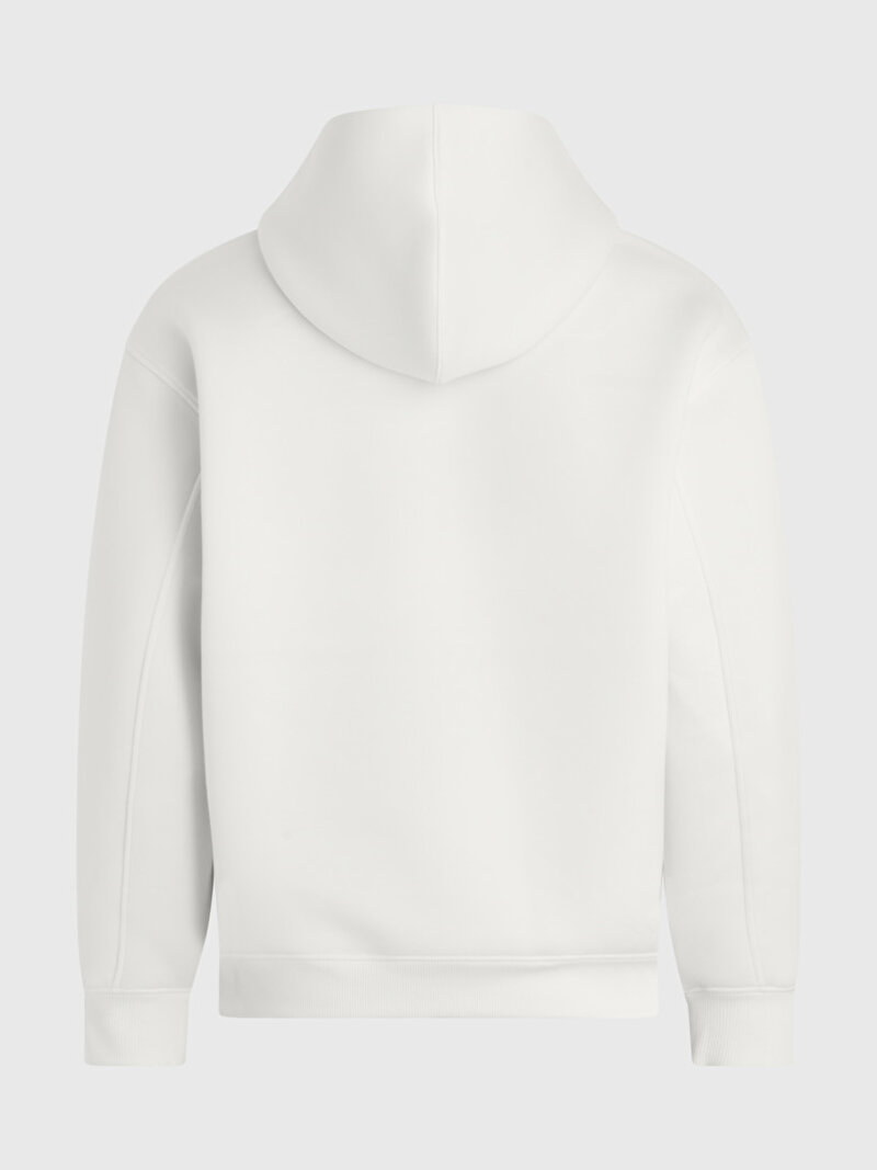 Calvin Klein Beyaz Renkli Erkek Scuba Ck Hoodie Sweatshirt