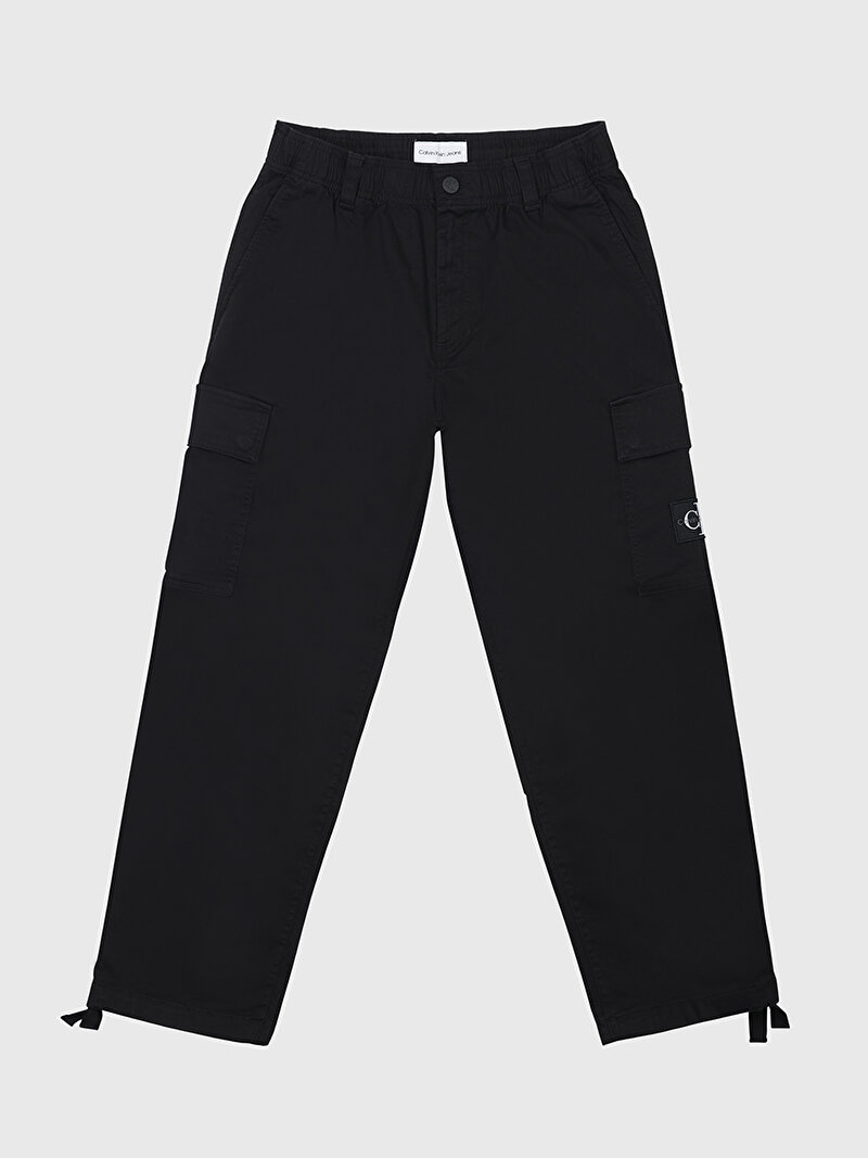 Calvin Klein Siyah Renkli Erkek Regular Straight Cargo Pantolon