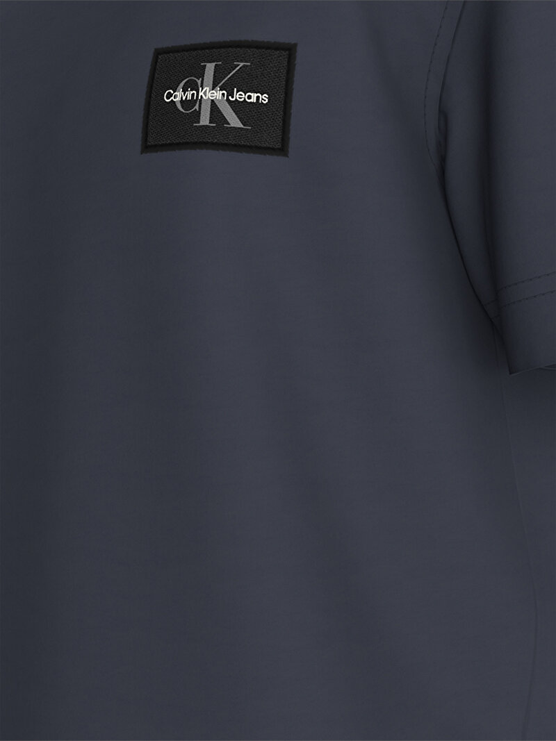 Calvin Klein Siyah Renkli Erkek Woven Label Regular T-shirt