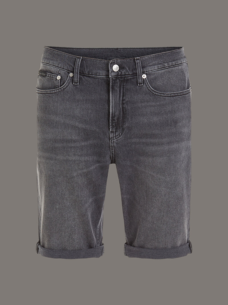 Calvin Klein Gri Renkli Erkek Slim Şort