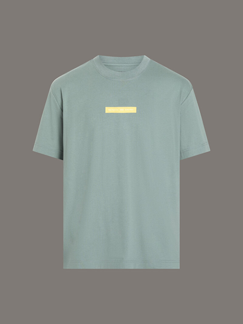 Calvin Klein Mavi Renkli Erkek NYC 2025 T-shirt
