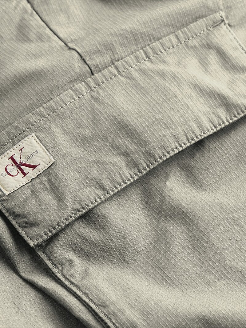 Calvin Klein Yeşil Renkli Erkek Skinny Cargo Pantolon