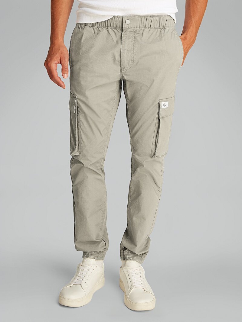 Calvin Klein Yeşil Renkli Erkek Skinny Cargo Pantolon