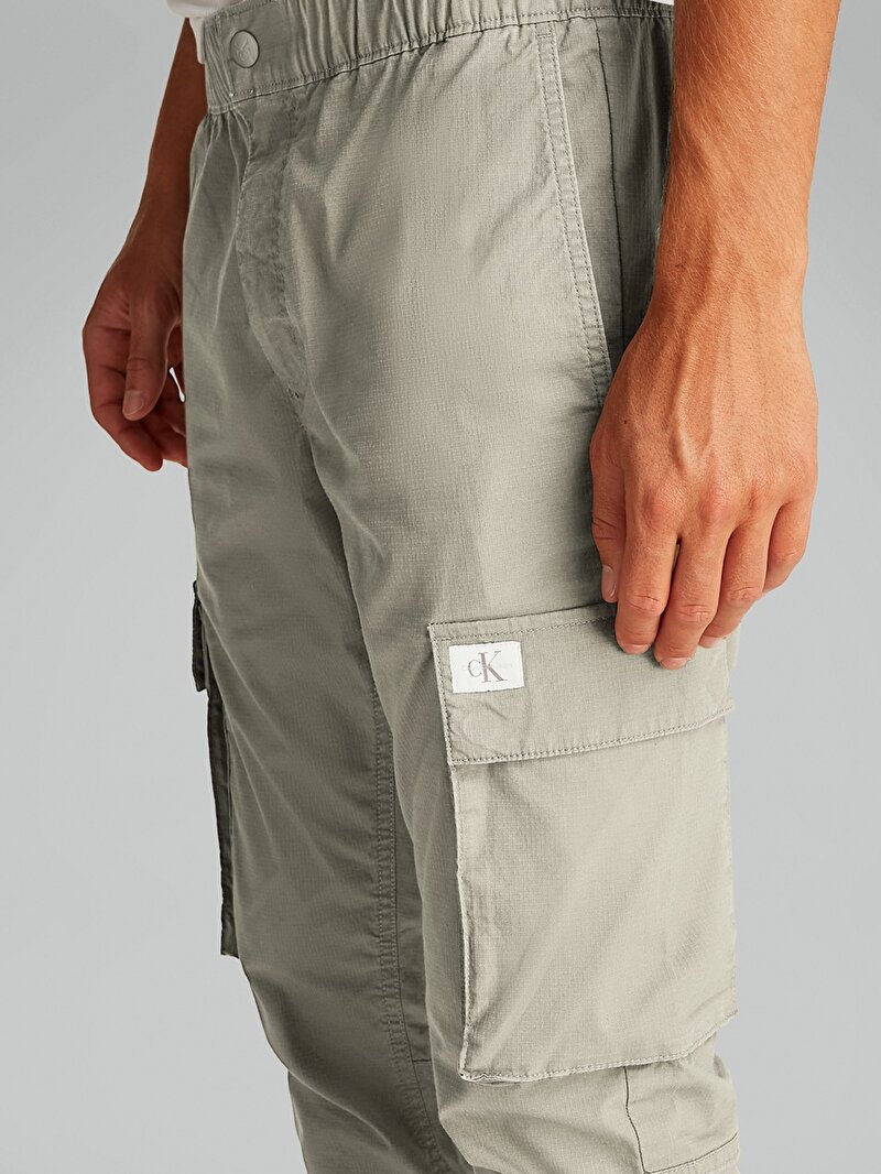 Calvin Klein Yeşil Renkli Erkek Skinny Cargo Pantolon
