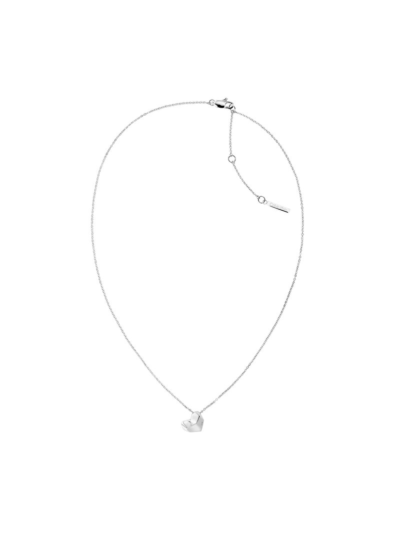 Calvin Klein Gümüş Renkli Kadın Faceted Heart Kolye