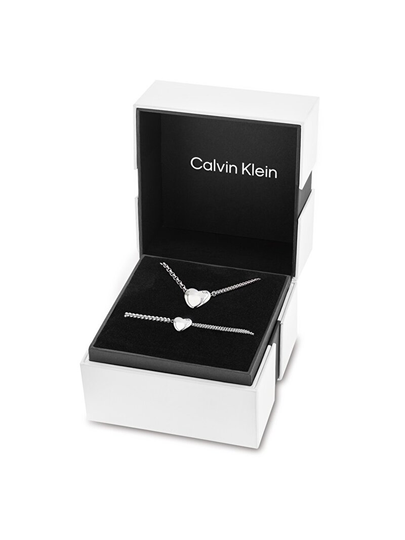 Calvin Klein Gümüş Renkli Kadın Kolye Bileklik Seti
