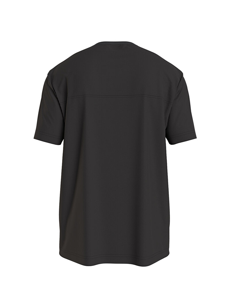 Calvin Klein Siyah Renkli Erkek Relaxed Organic Pamuklu Logo T-shirt