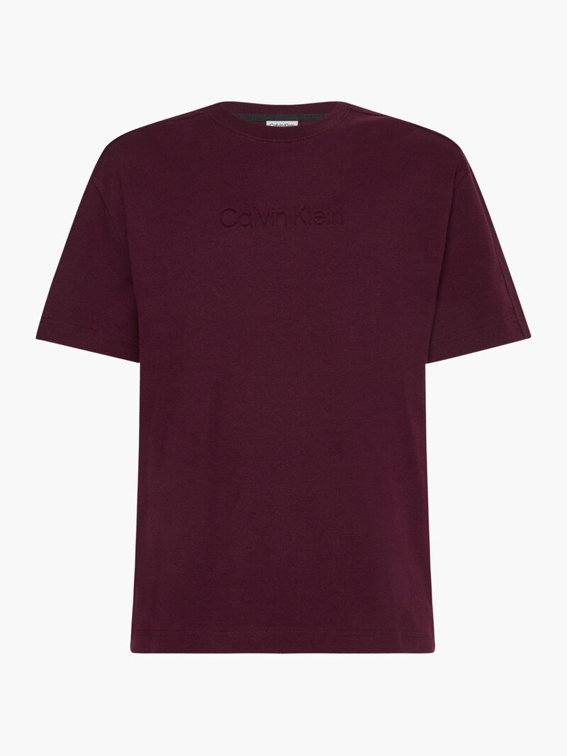 Calvin Klein Mor Renkli Erkek Comfort Debossed Logo T-Shirt