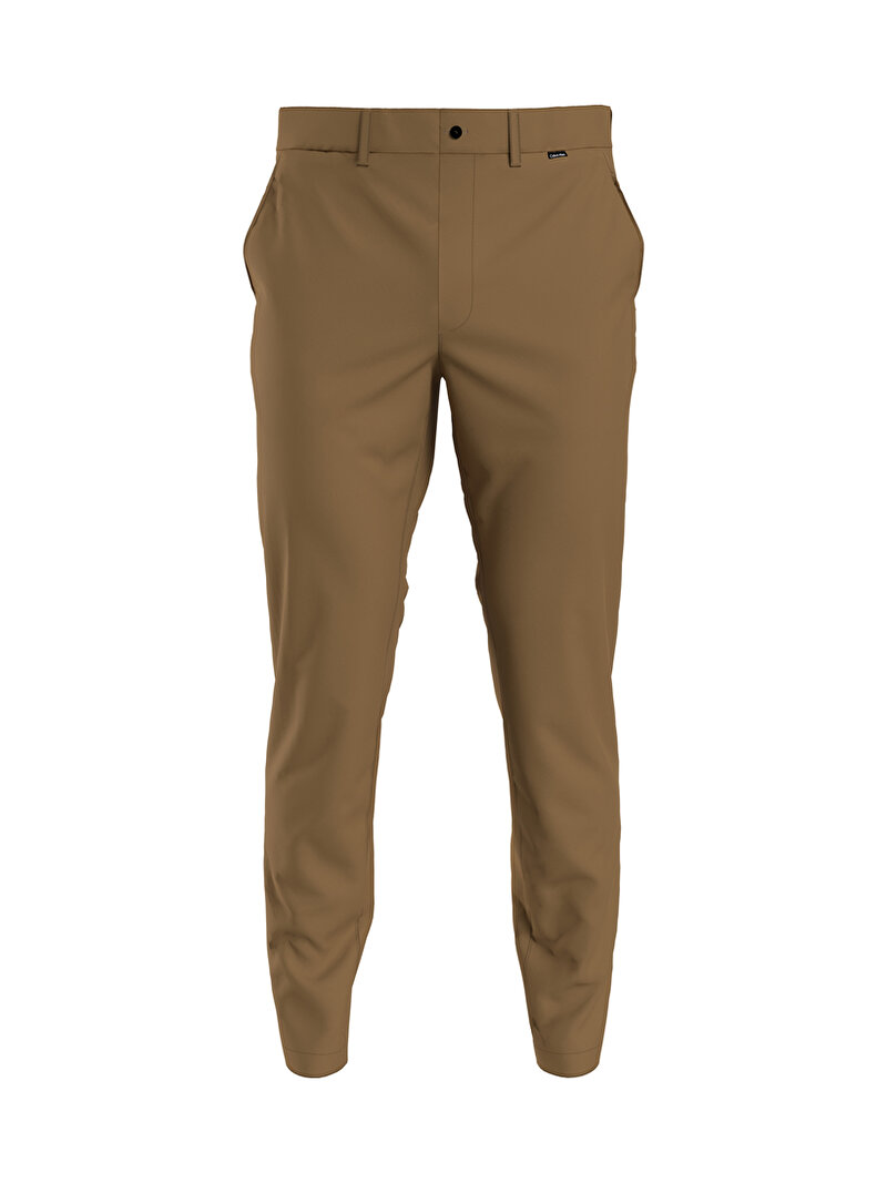 Erkek Slim Fit Garment Dyed Chino Pantolon