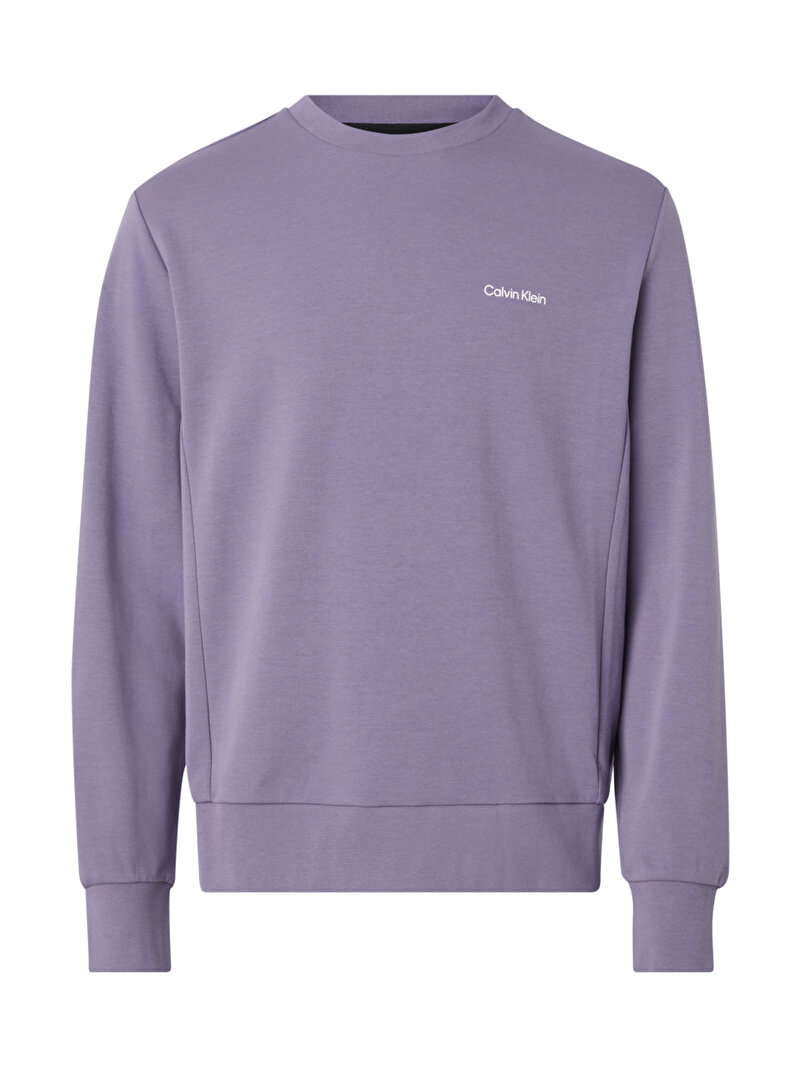Calvin Klein Mor Renkli Erkek Micro Logo Sweatshirt