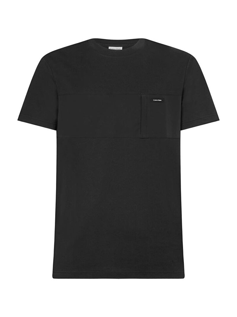 Calvin Klein Siyah Renkli Erkek Recycled Siyah T-Shirt