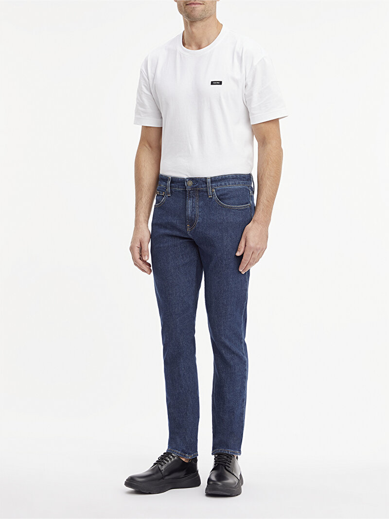 Calvin Klein Mavi Renkli Erkek Slim Fit Jean Pantolon