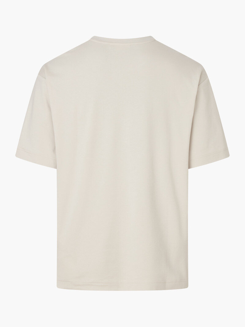Calvin Klein Bej Renkli Erkek Motion Logo Modern T-Shirt