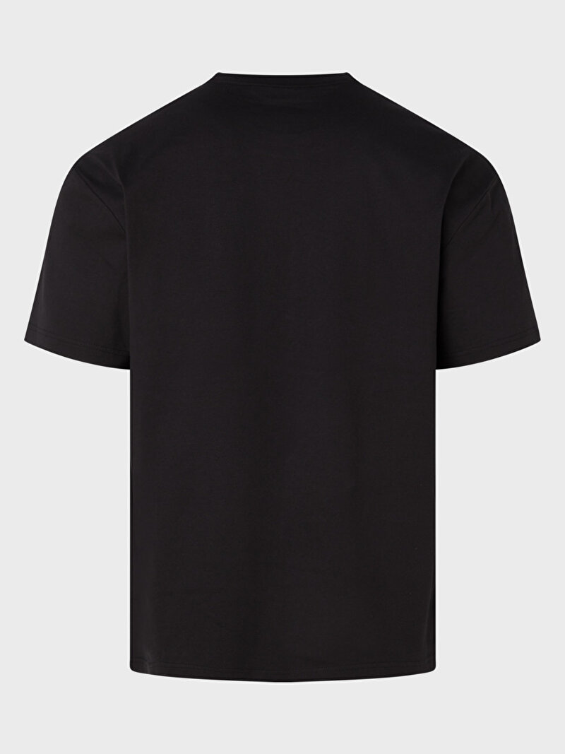 Calvin Klein Siyah Renkli Erkek Camo Raised Box Logo T-Shirt