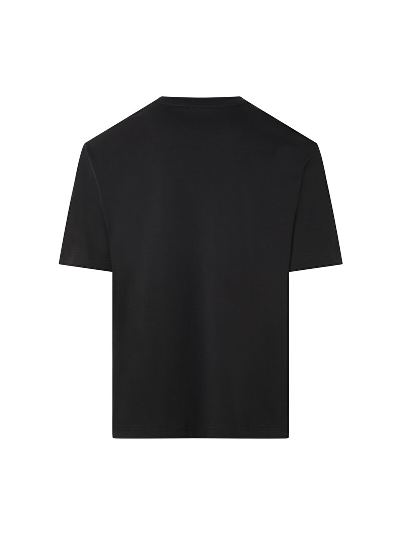 Calvin Klein Siyah Renkli Erkek Glitch Logo Modern T-Shirt